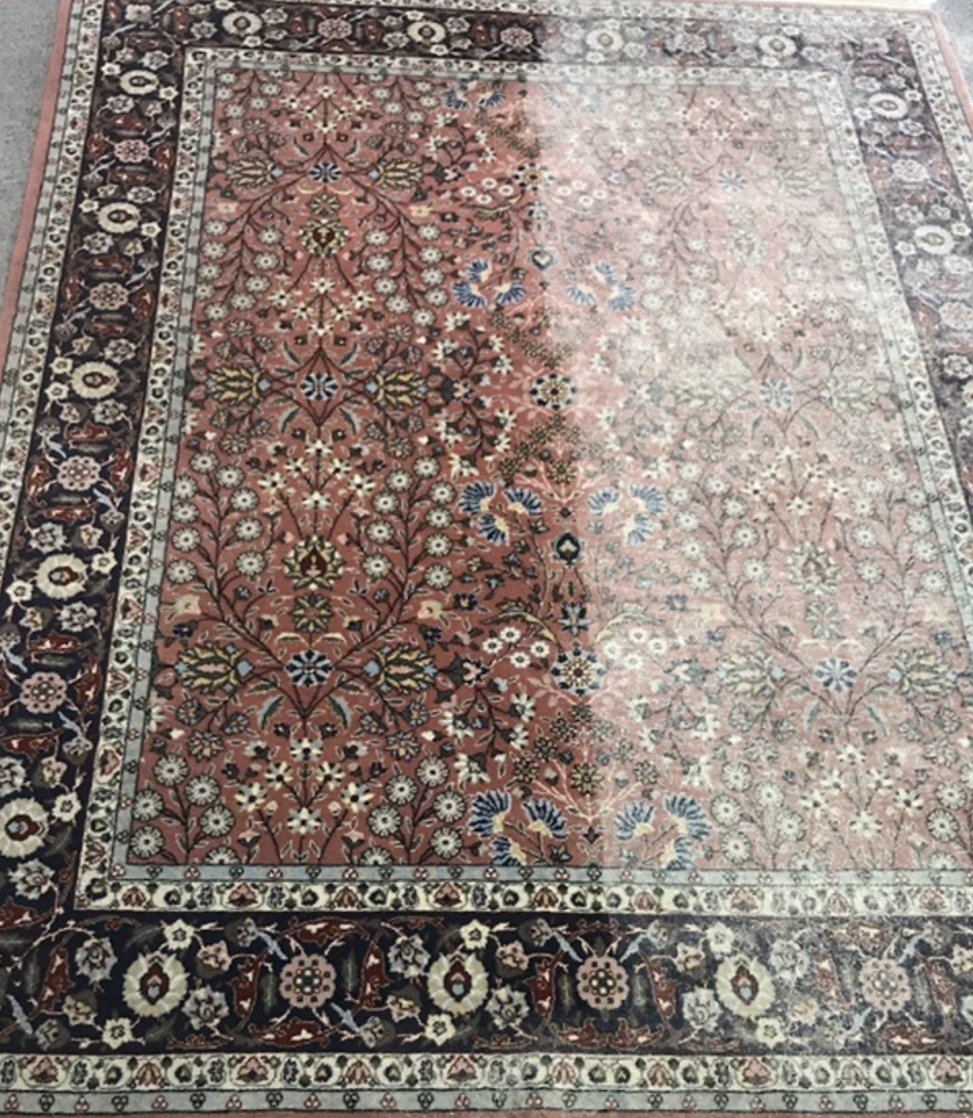 Nettoyage tapis - Avant/Après